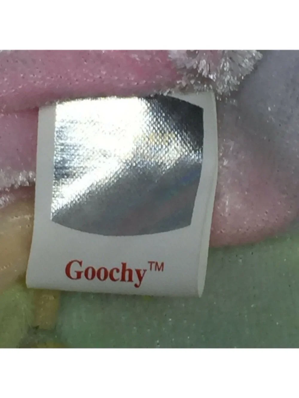Ty Beanie Baby Goochy Jellyfish Pastel Plush Stuffed Animal Retired W/O Tag